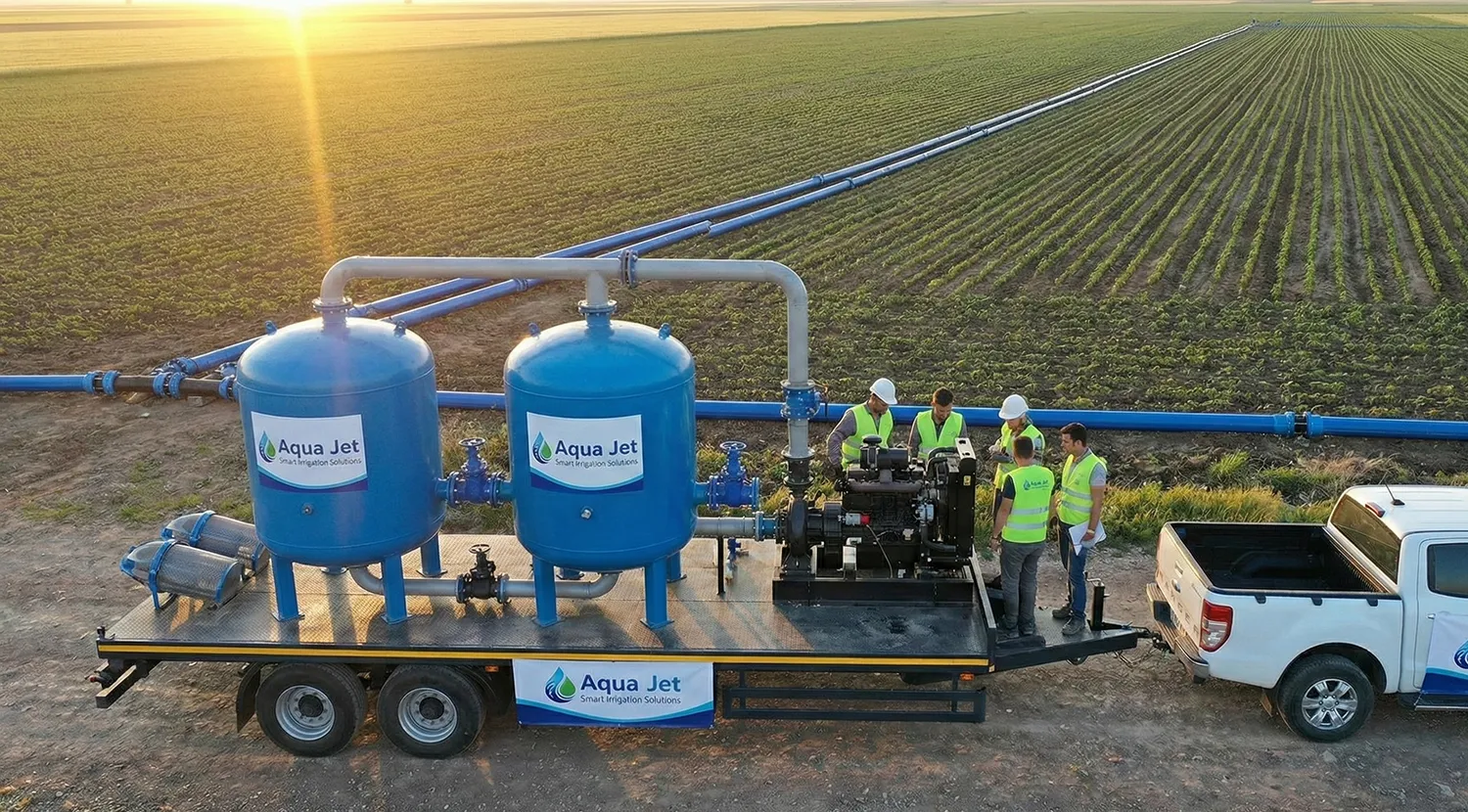 20-50 Hektar Mobil Yer Üstü Mandallı Boru Hattı Projeleri