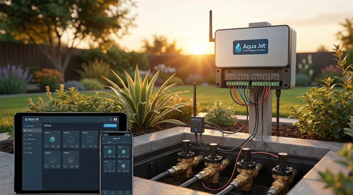 Kablolu veya Wi-Fi Selenoid Vana Yönetim Sistemi