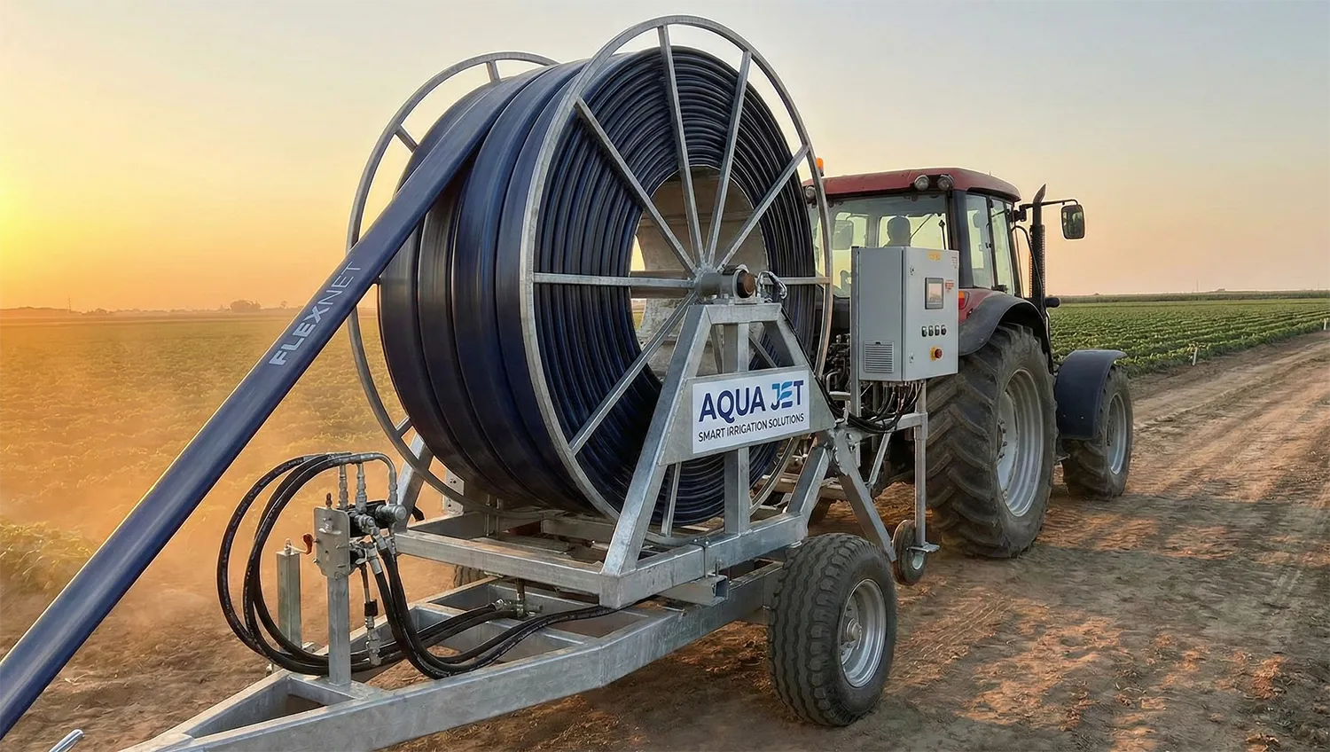 FLEXNET Borusu Toplama Makinesi